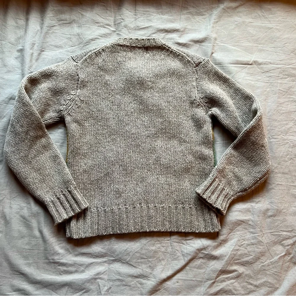 Vintage Wool Farm Sweater - Picture 3 of 3